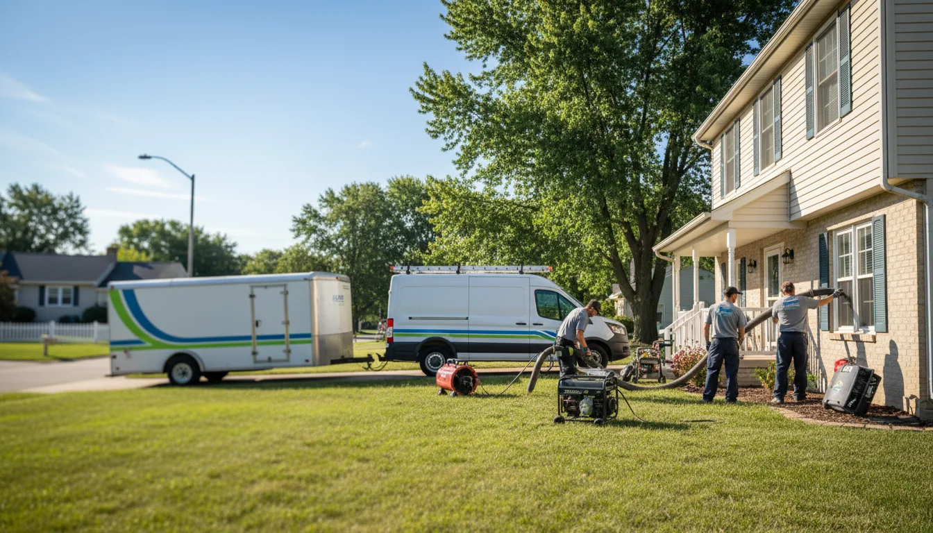 Flooded Basement Restoration And Cleanup With Repair in Kell, IL near me